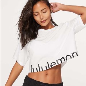 Lululemon Cortes Crop Tee (Expression)